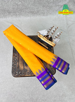 GADWAL PURE COTTON SILK (SICO) SAREES WITH KUTTU BORDER