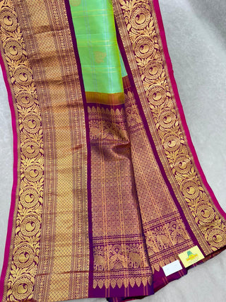 EXCLUSIVE GADWAL BRIDAL PURE SILK HANDLOOM SAREE