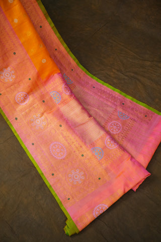 EXCLUSIVE GADWAL PURE SILK HANDLOOM SAREE
