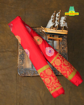 GADWAL PURE SILK HANDLOOM TURNING BORDER SAREE
