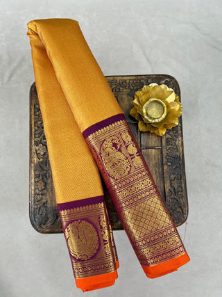 GADWAL PURE SILK HANDLOOM BROCADE SAREE