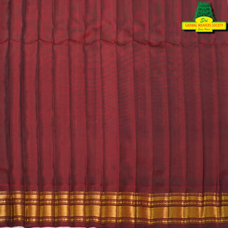 GADWAL PURE SILK HANDLOOM SAREE WITH KUTTU TEMPLE BORDER