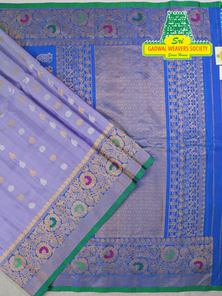 GADWAL PURE SILK HANDLOOM SAREE WITH BORDER