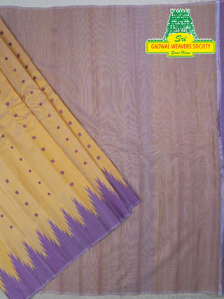 GADWAL PURE SILK HANDLOOM SAREE WITH BORDER