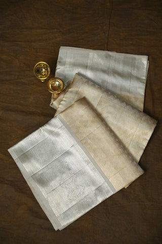 KANCHIPURAM PURE SILK TISSUE HANDLOOM SAREE