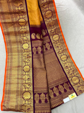 GADWAL PURE SILK HANDLOOM BROCADE SAREE