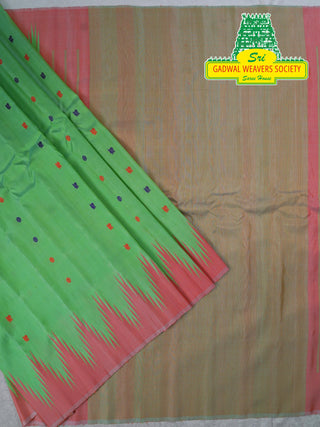 GADWAL PURE SILK HANDLOOM SAREE WITH BORDER