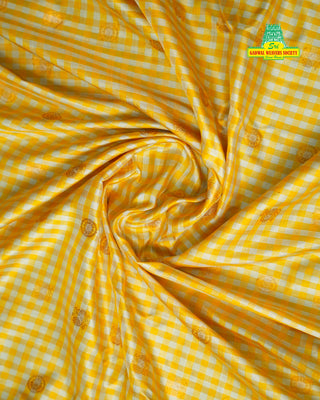GADWAL PURE SILK GINGHAM CHECKS SAREE