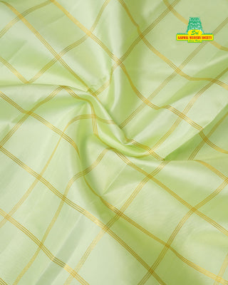 KANCHIPURAM PURE SILK BORDER BUTTA SAREE