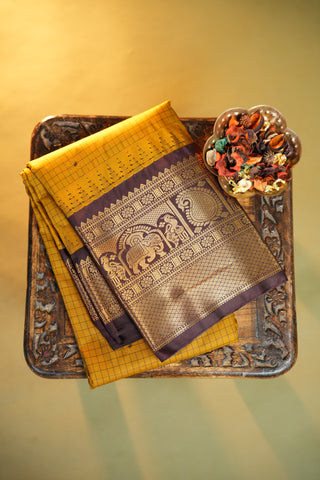 SEMI GADWAL SAREE