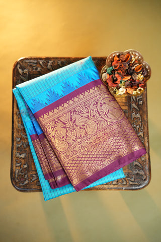SEMI GADWAL SAREE