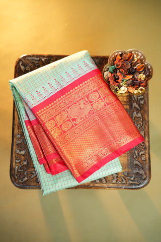SEMI GADWAL SAREE