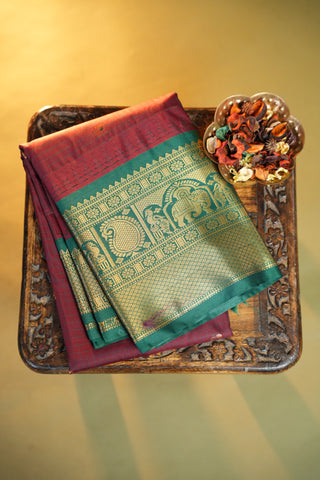 SEMI GADWAL SAREE