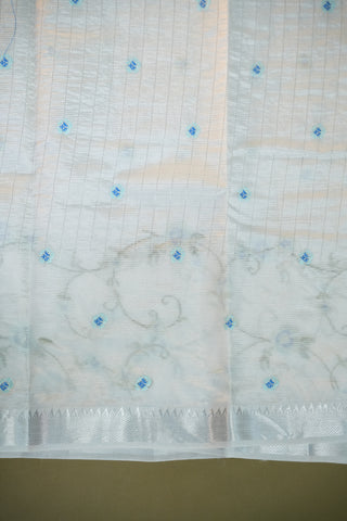 MANGALAGIRI SILK SAREE WITH EMBROIDERY WORK