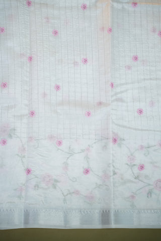 MANGALAGIRI SILK SAREE WITH EMBROIDERY WORK