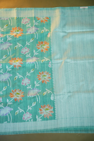 MANGALAGIRI LINEN COTTON SAREE