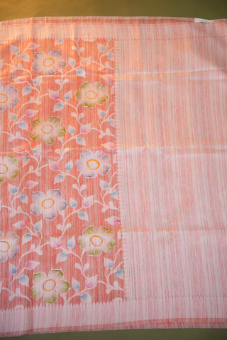 MANGALAGIRI LINEN COTTON SAREE