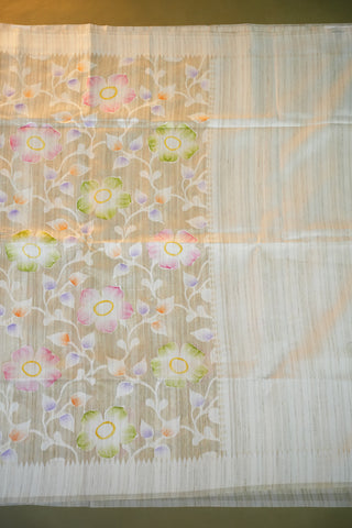 MANGALAGIRI LINEN COTTON SAREE