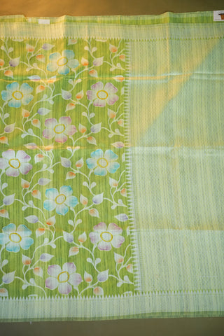 MANGALAGIRI LINEN COTTON SAREE