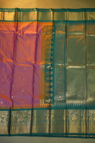 SEMI GADWAL SAREE