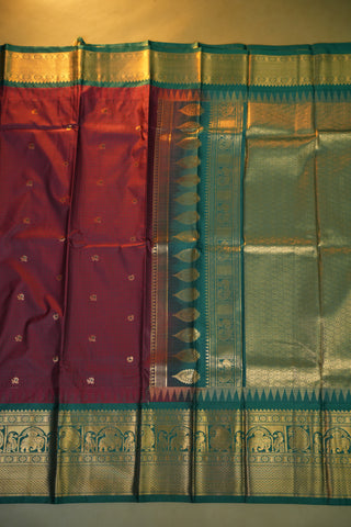 SEMI GADWAL SAREE