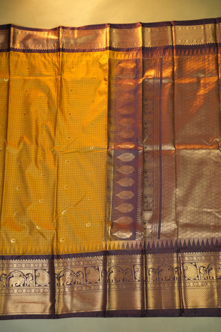 SEMI GADWAL SAREE