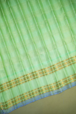 GADWAL PURE SILK GAP BORDER HANDLOOM SAREE
