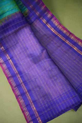GADWAL PURE SILK GAP BORDER HANDLOOM SAREE