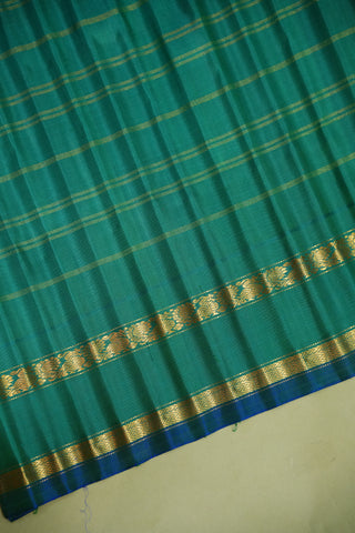 GADWAL PURE SILK GAP BORDER HANDLOOM SAREE