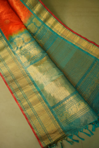 EXCLUSIVE GADWAL PURE SILK HANDLOOM SAREE