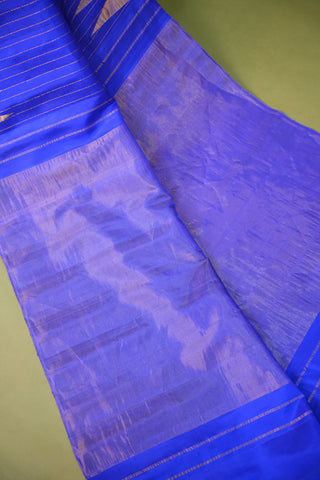 GADWAL PURE SILK TISSUE BORDER HANDLOOM SAREE