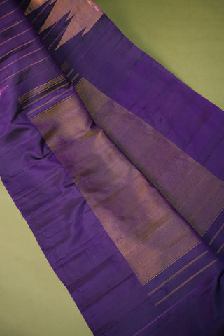 GADWAL PURE SILK TISSUE BORDER HANDLOOM SAREE