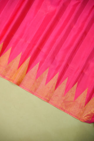 GADWAL PURE SILK TISSUE BORDER HANDLOOM SAREE