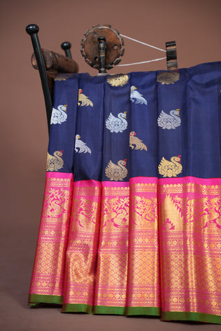 EXCLUSIVE GADWAL PURE SILK HANDLOOM SAREE