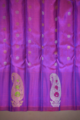 GADWAL PURE SILK HANDLOOM SAREE WITH BUTTA BORDER