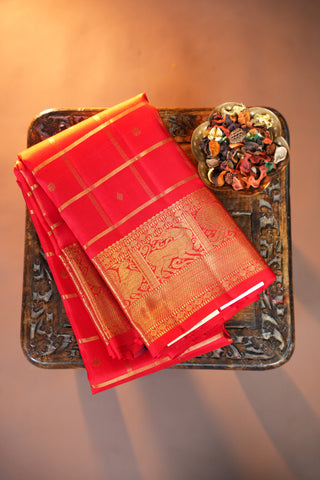 KANCHIPURAM PURE SILK HANDLOOM SAREE