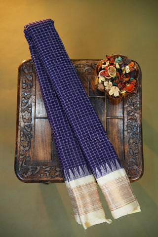 GADWAL PURE COTTON CHECKS SAREE