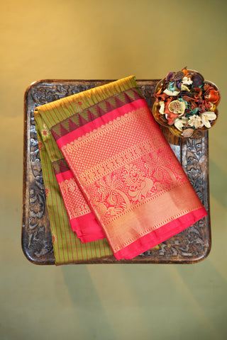 SEMI GADWAL SAREE