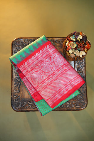 SEMI GADWAL SAREE