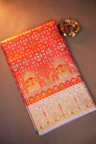 KANCHI PURE SILK DESIGNERY BRIDAL HANDLOOM SAREE