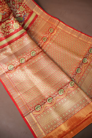KANCHI PURE SILK DESIGNERY BRIDAL HANDLOOM SAREE