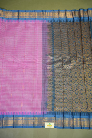 GADWAL PURE COTTON CHECKS SAREE