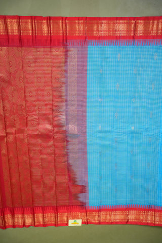 GADWAL PURE COTTON CHECKS SAREE