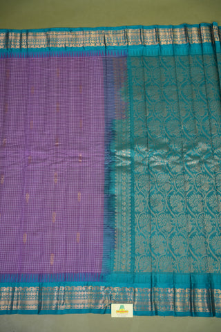 GADWAL PURE COTTON CHECKS SAREE