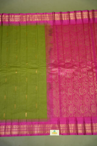 GADWAL PURE COTTON CHECKS SAREE