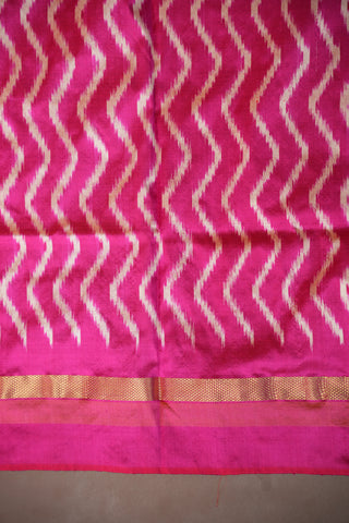 POCHAMPALLY IKKAT PURE SILK HANDLOOM SAREE