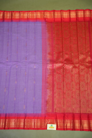 GADWAL PURE COTTON CHECKS SAREE