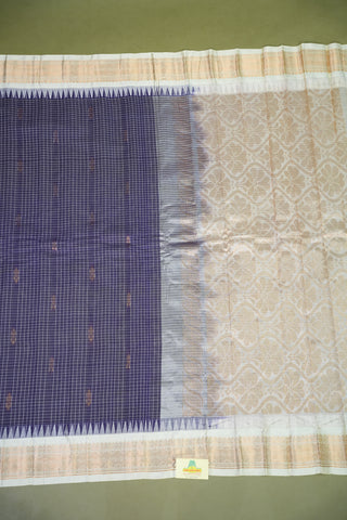 GADWAL PURE COTTON CHECKS SAREE