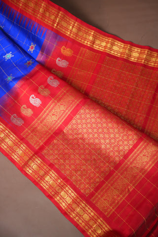 UNIQUE GADWAL PURE SILK TRADITIONAL SAREE