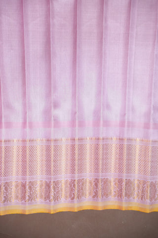 GADWAL PURE SILK HANDLOOM SAREE WITH KUTTU BORDER